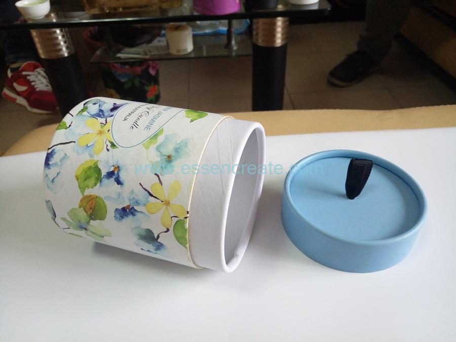 tube candle box