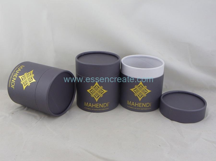 black paper candle tubes
