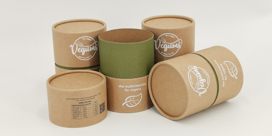 pull ring lid can paper tube