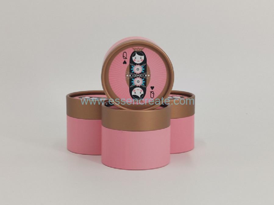 tinplate lid paper tube 401