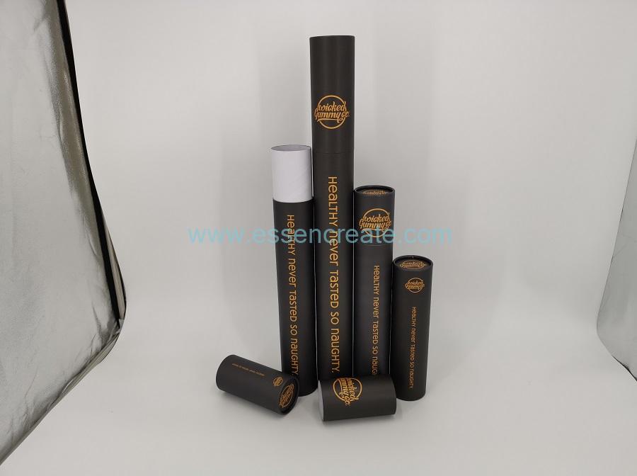 less plastic cardboard paper twist up tubes for