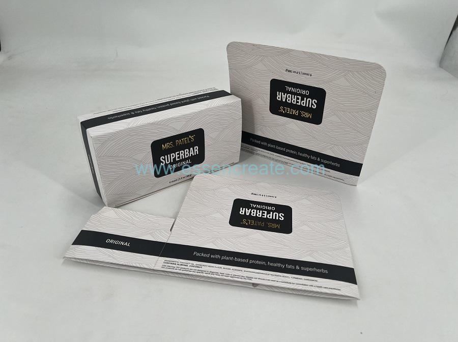 Customized Wholesale Boutique Box Folding Carton Auto-lock Bottom Chocolate Bar Packaging
