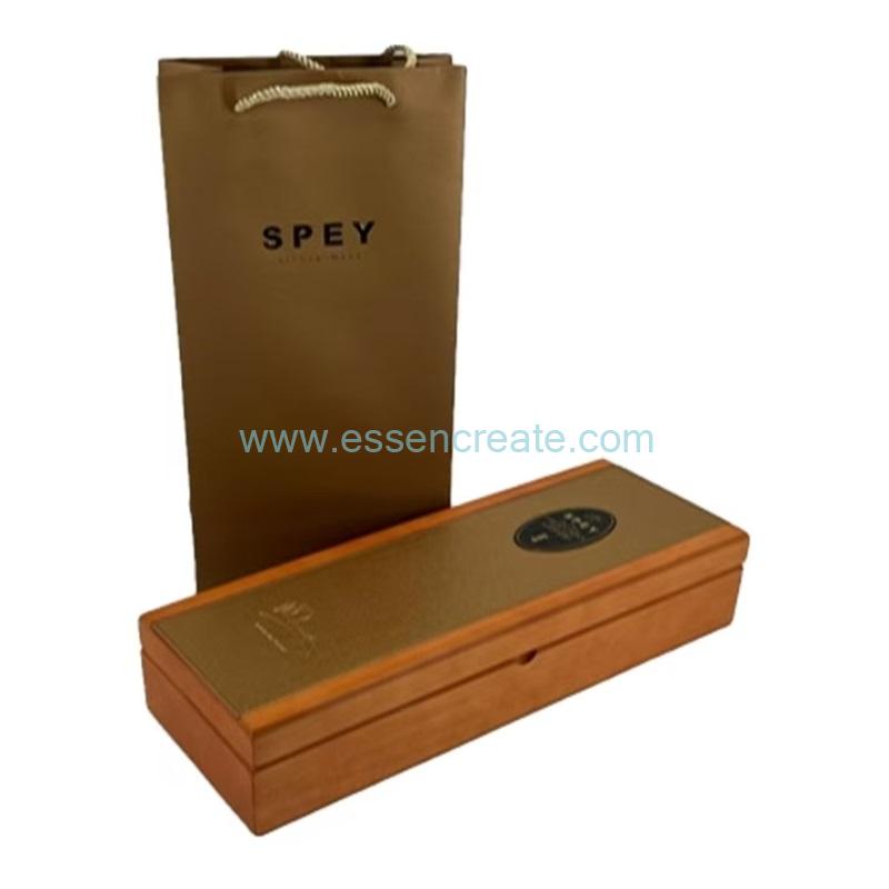 White Black Single Wine Bottle Packaging Folding Luxury Gift Box for champagne Red Wine