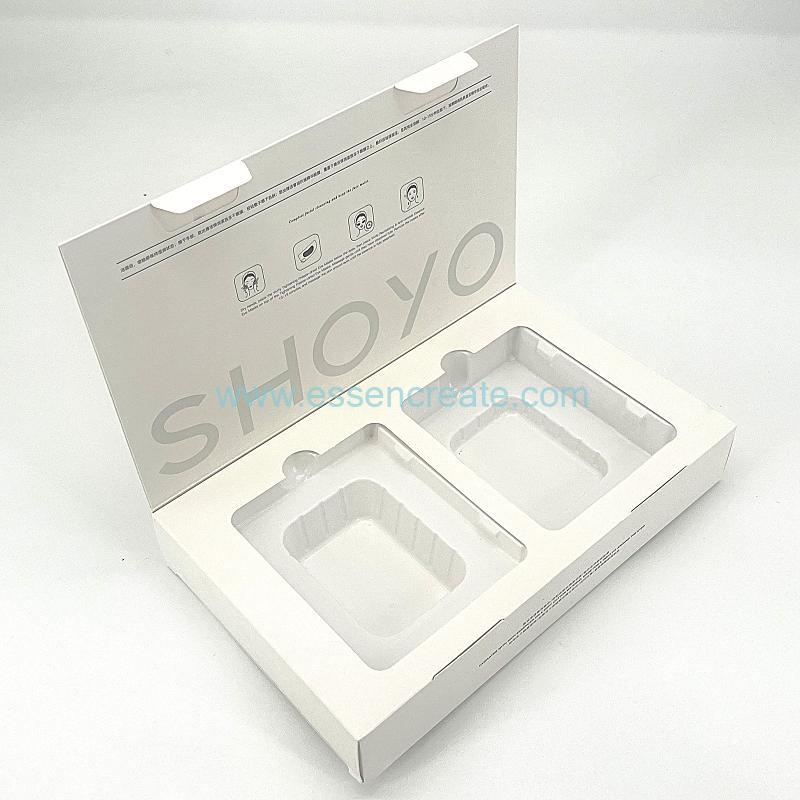 Clamshell Skincare Paper Packaging Box for Product