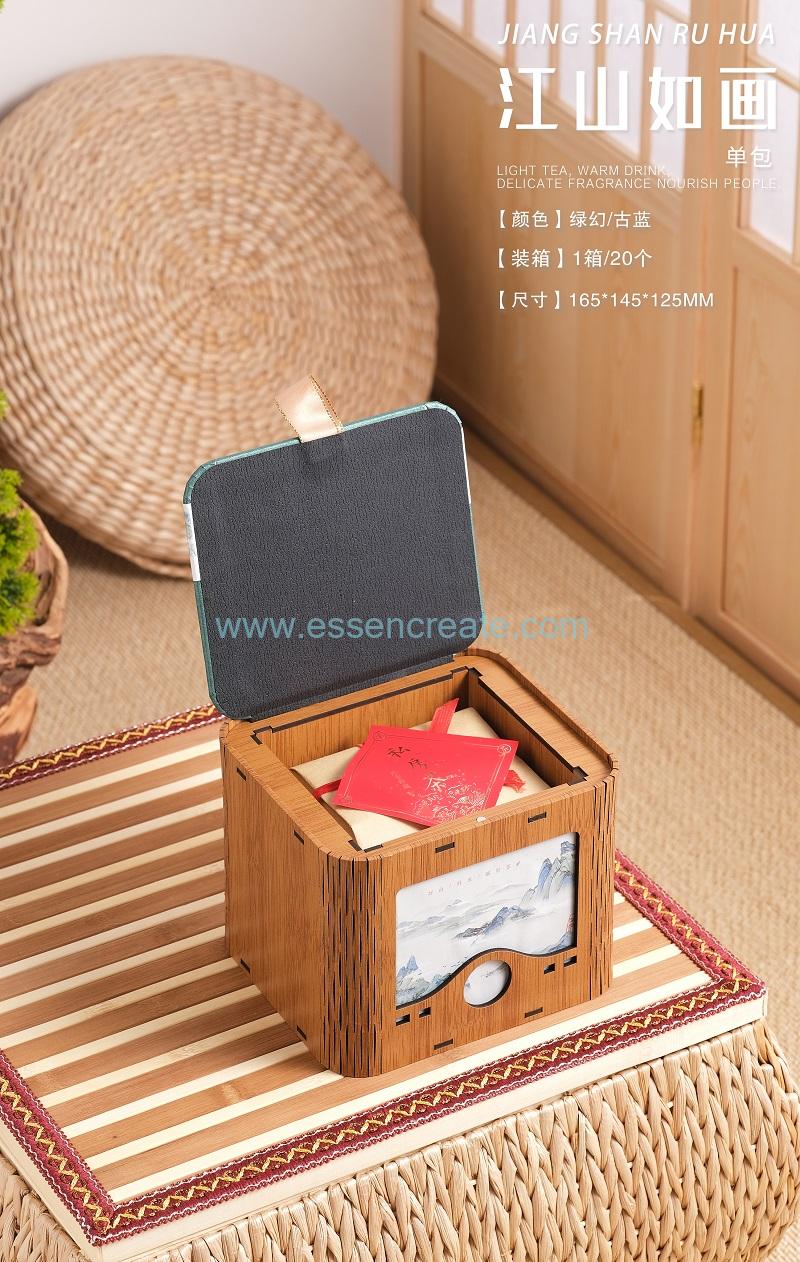 Natural Bamboo Tea Box