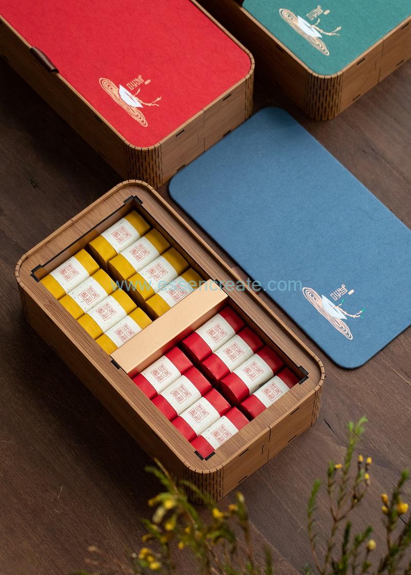 office tea organizer wooden box