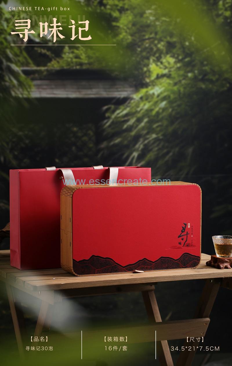 Adjustable divider tea box