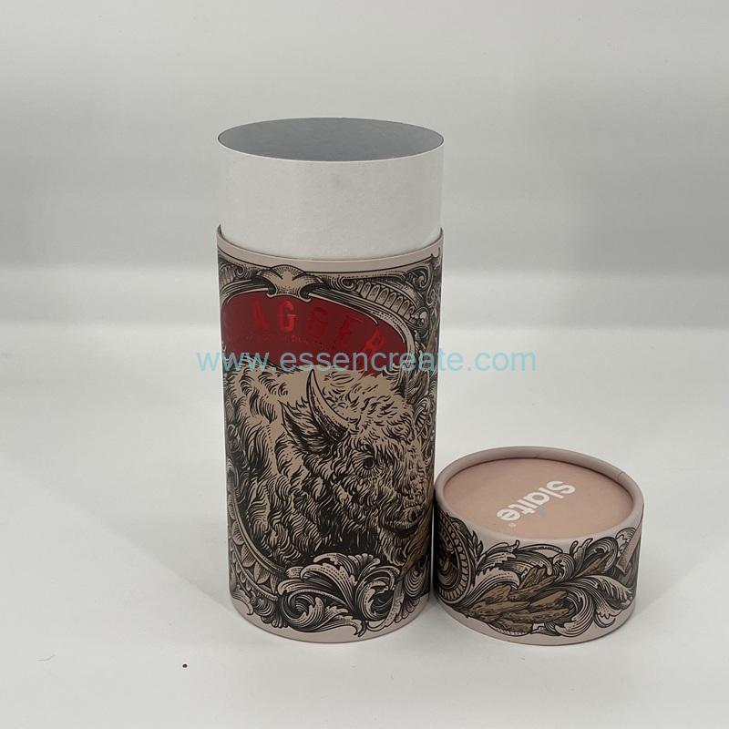Round Paper Tubes with Lids