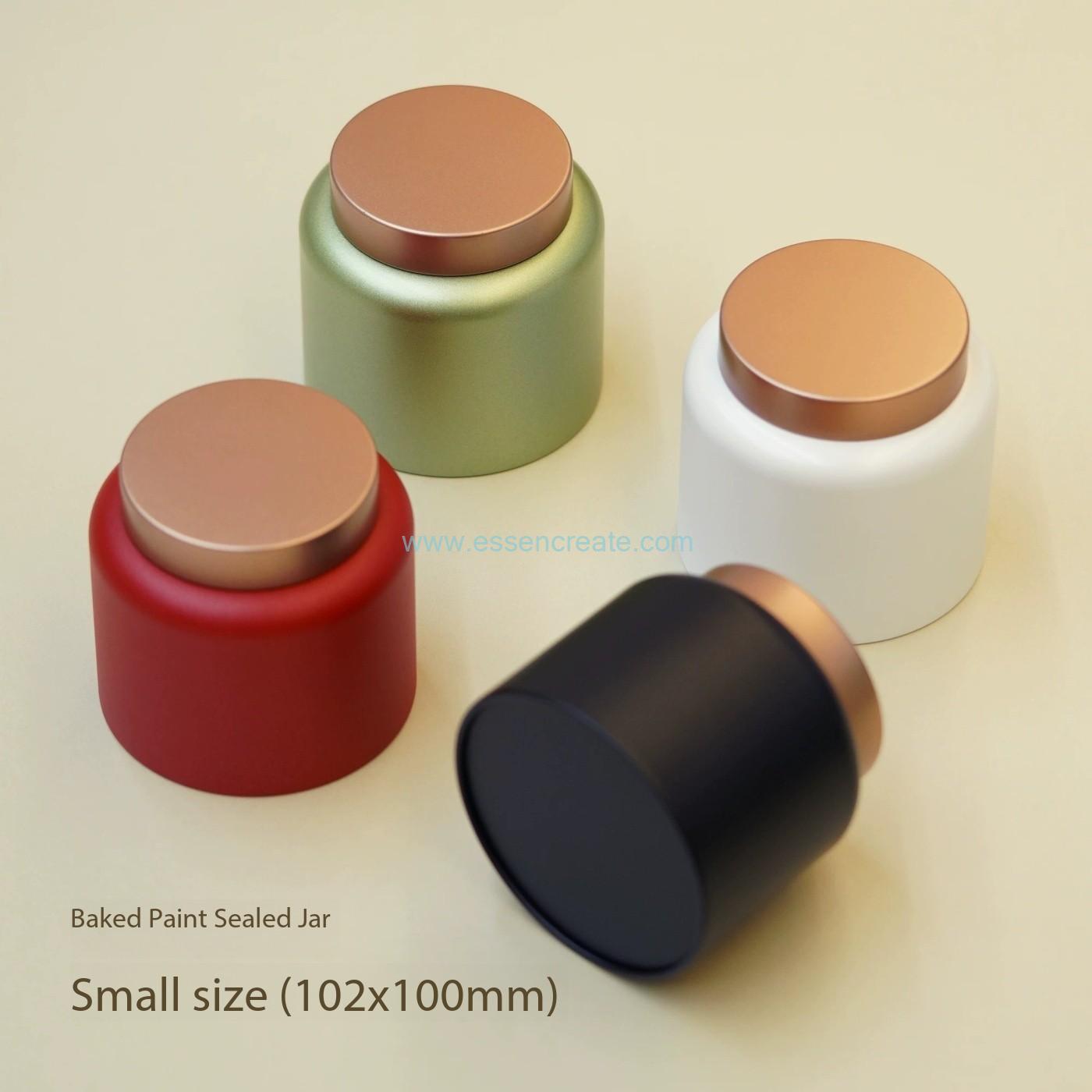 Seamless Frosted Iron Tea Can