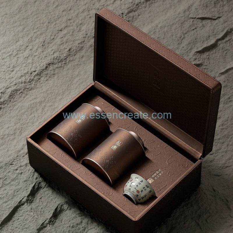 Leather Tea Packaging Box