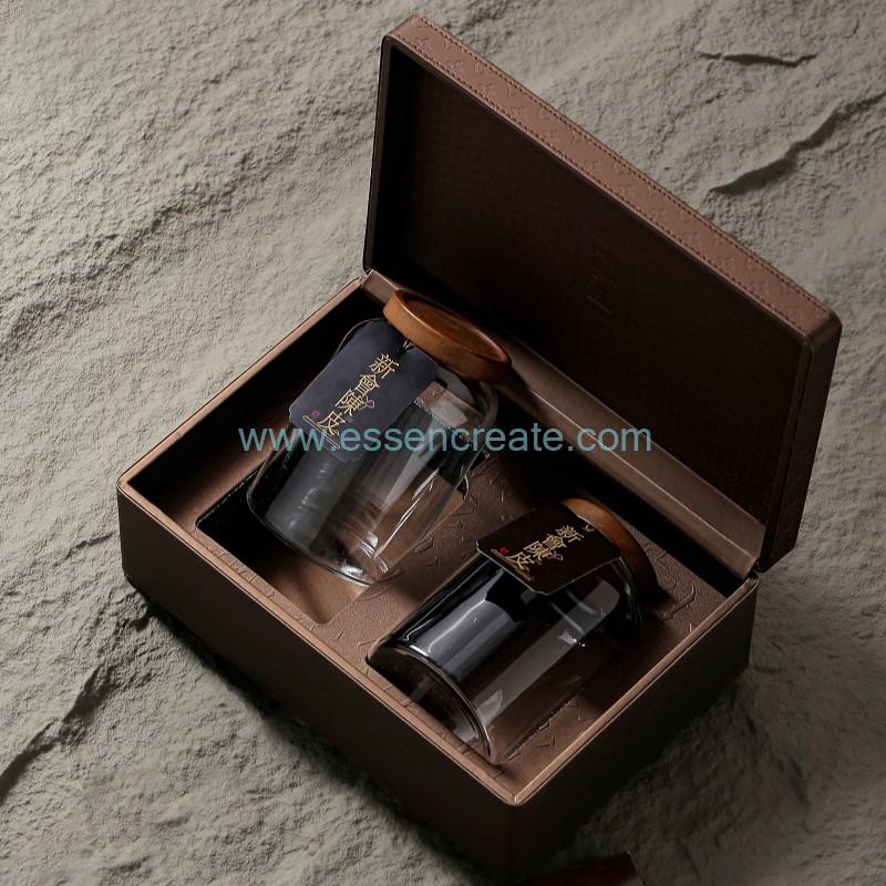 Leather-Clad Tea Box