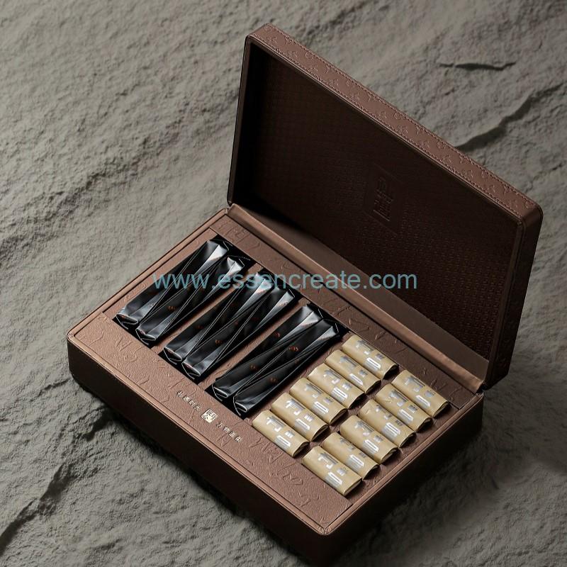 Leather-Clad Tea Box