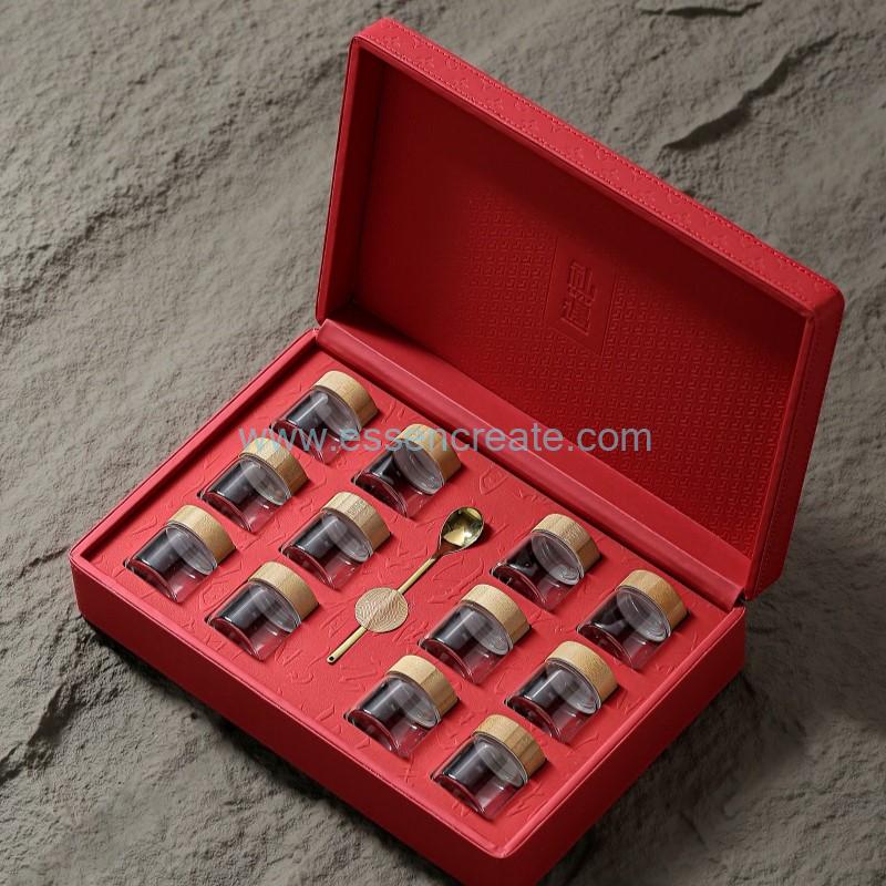 Leather-Clad Tea Box