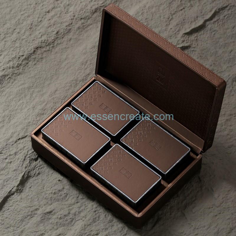 Leather-Clad Tea Box