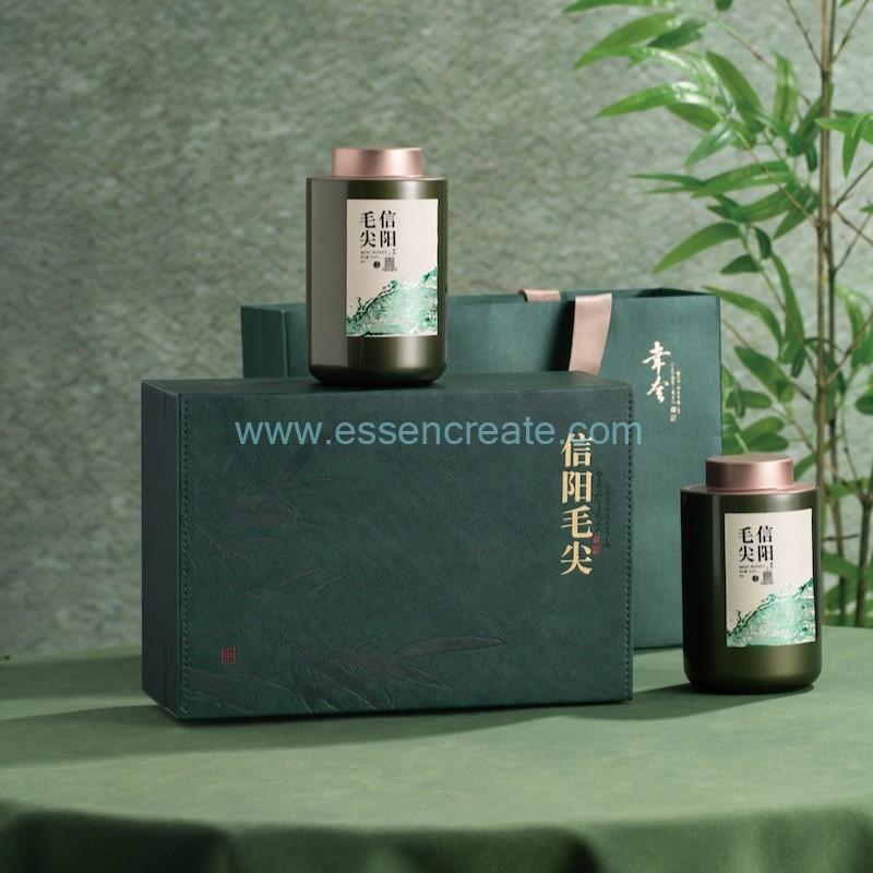 Leather-Clad Tea Box
