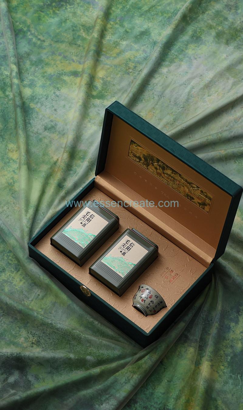 Leather-Clad Tea Box