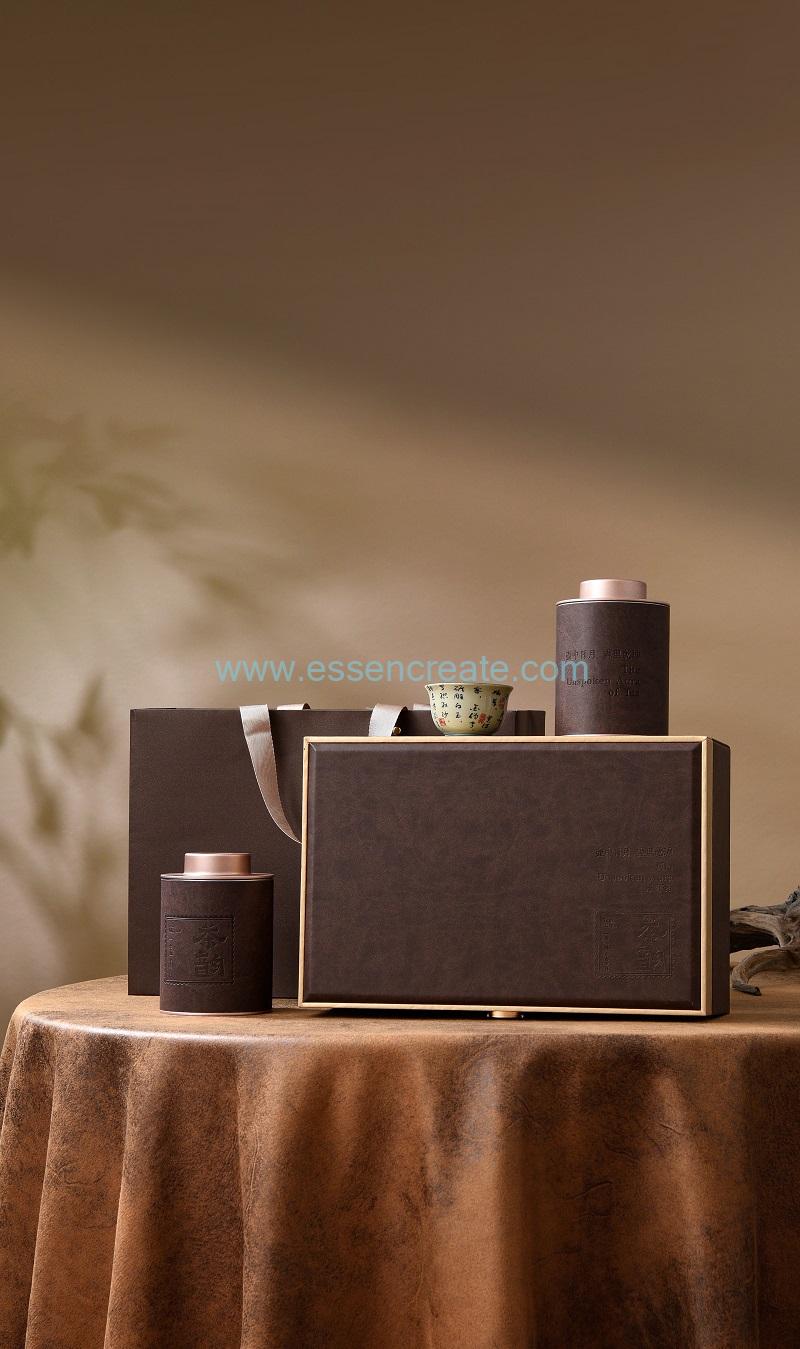 Leather Tea Packaging Box Leather Tea Packaging Box