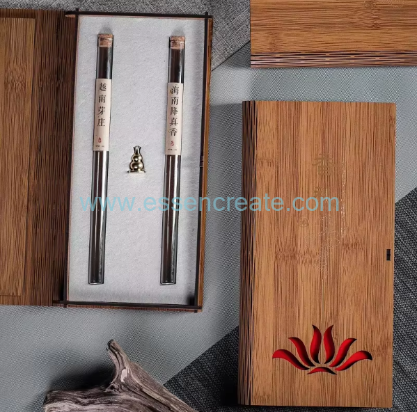 Exquisite hollow-carved wooden box tea packaging