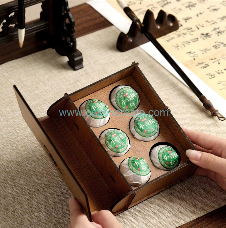  Mini Green Orange Tea Box