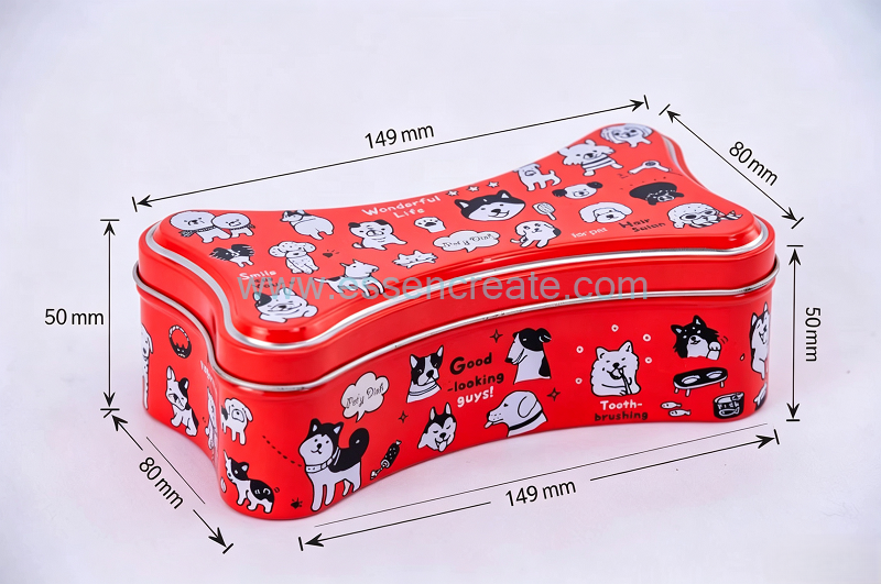 Pet Snack Tin Container Pet Snack Tin Container