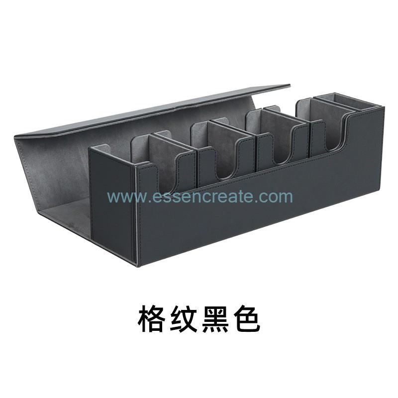 Multi Slot Leather Game Card Box Multi Slot Leather Game Card Box