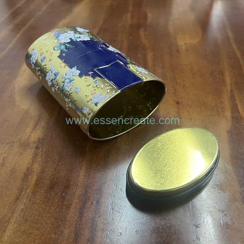Decorative Cylindrical Tin Container Decorative Cylindrical Tin Container
