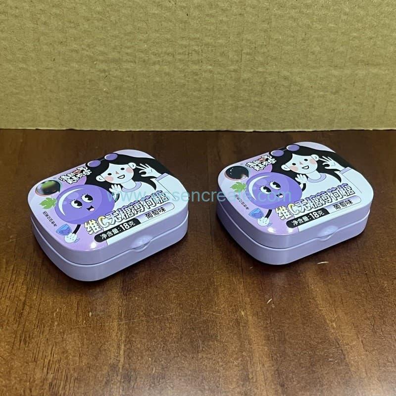 Flip Hinged Candy Tin Flip Hinged Candy Tin