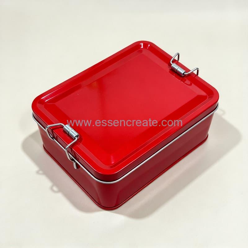Lock Buckle Metal Tin