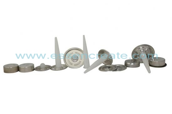 Tinplate Plunger and Tinplate Top Lid with Plastic Nozzle