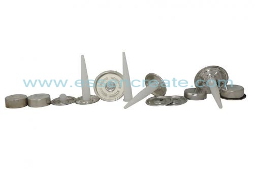 Tinplate Plunger and Tinplate Top Lid with Plastic Nozzle