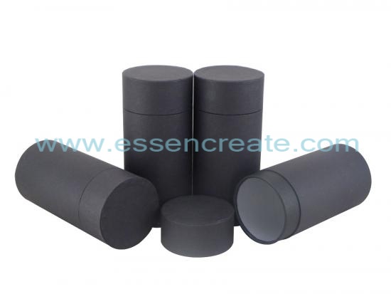 Flat End Black Paper Tube