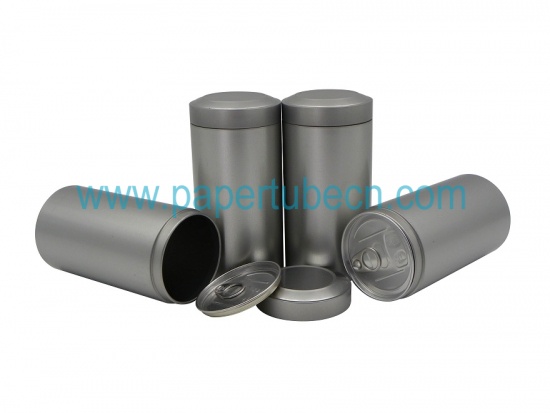 EOE Design Cylindrical Tea Tin Round Storage Cans