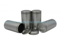EOE Design Cylindrical Tea Tin Round Storage Cans