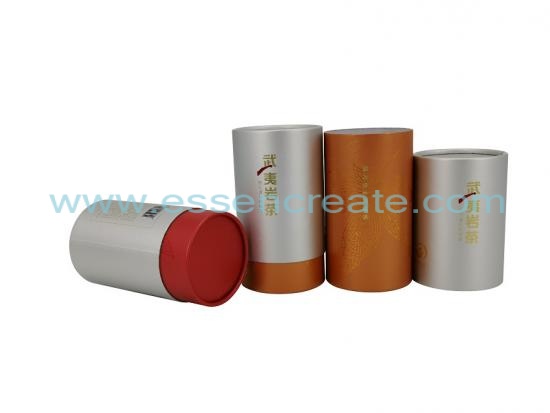 Telescoping Two Pieces Cylinder Tea Cans