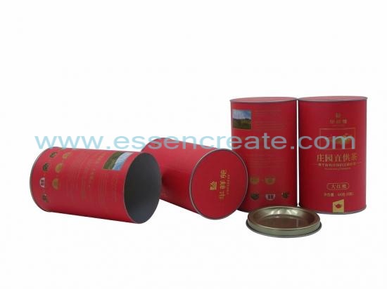 Paper Cans with Insert Tin End