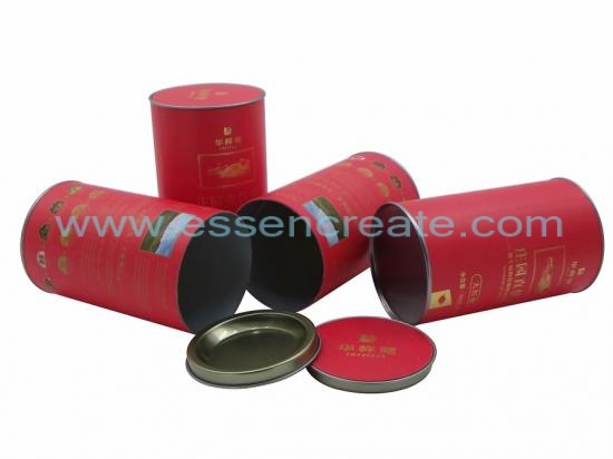 Paper Cans with Insert Tin End