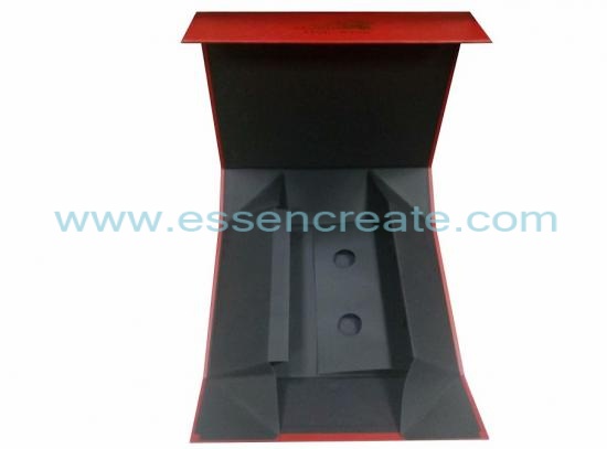 Two Wine Bottles Packaging Foldable Box