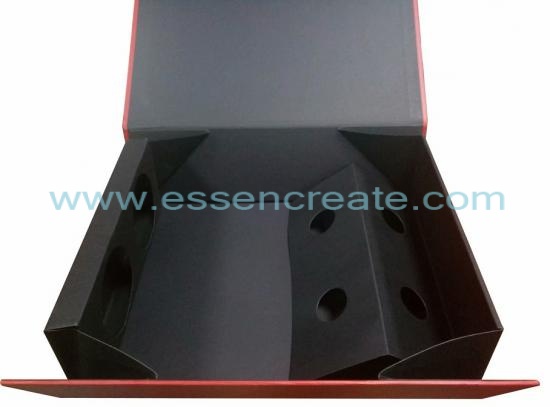 Two Wine Bottles Packaging Foldable Box