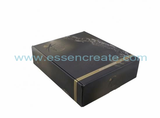 Three Wine Bottle Packaging Foldable Gift Box