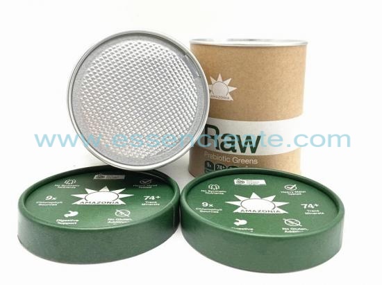 Aluminum Foil Easy Peel Off Cans with Cardboard Caps