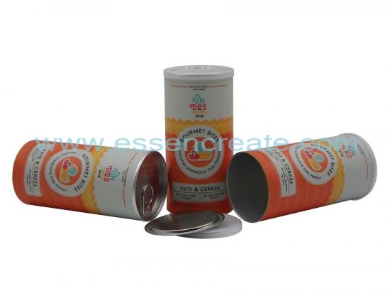 Paper Cardboard Tube Canister for Packaging Pets Food