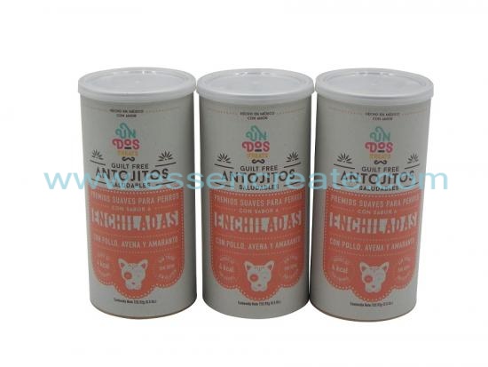 Paper Cardboard Tube Canister for Packaging Pets Food