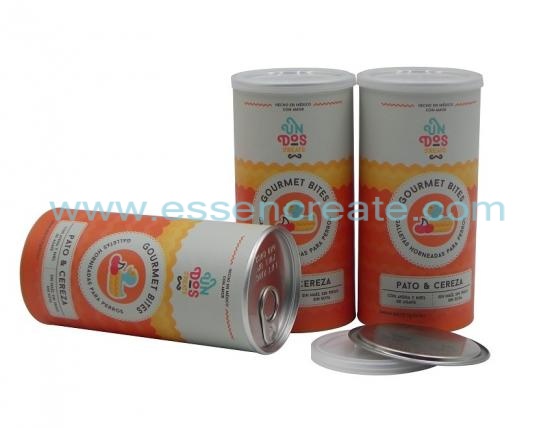 Paper Cardboard Tube Canister for Packaging Pets Food