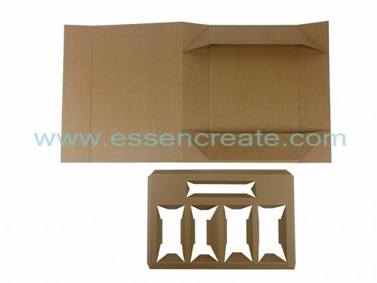 Collapsible Design Foldable Kraft Gift Box