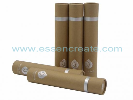 Round Cardboard Kraft Packaging Paper Tube