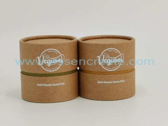 Brown Kraft Rolled Edge Paper Tube