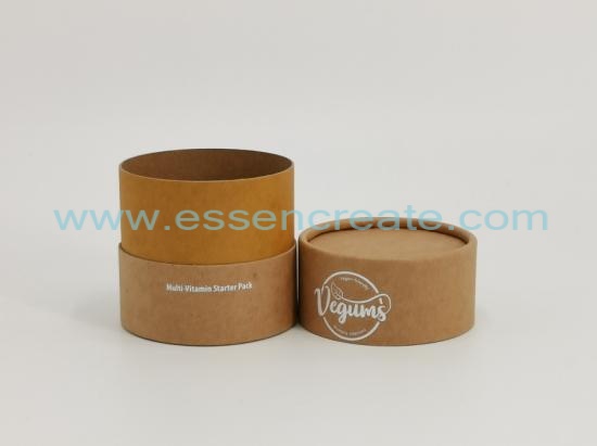 Brown Kraft Rolled Edge Paper Tube