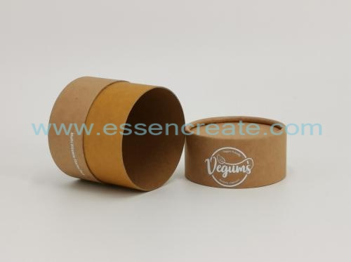 Brown Kraft Rolled Edge Paper Tube