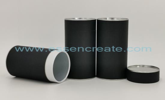 Tea Packing Black Paper Tube