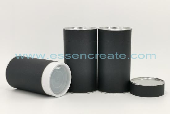 Tea Packing Black Paper Tube